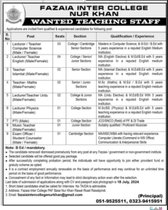 fazaia-inter-college-nur-khan-teaching-jobs-2024