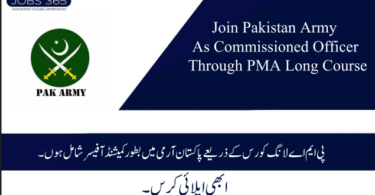 Join Pakistan Army As Commissioned Officer Through PMA Long Course