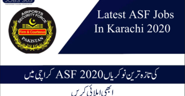 Latest ASF Jobs In Karachi 2020