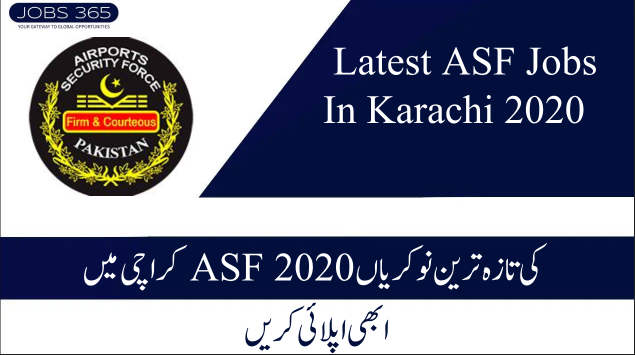 Latest ASF Jobs In Karachi 2020