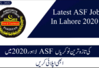 Latest ASF Jobs In Lahore 2020