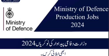 Ministry of Defence Production Jobs 2024