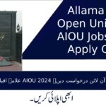 Allama Iqbal Open University AIOU Jobs 2024 Apply Online