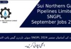 Sui Northern Gas Pipelines Limited SNGPL September Jobs 2024