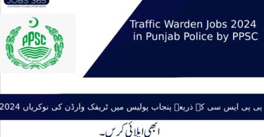 Traffic Warden Jobs 2024 in Punjab Police by PPSC